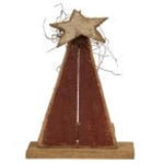 Rustic Wood Pointy Tree, 12"