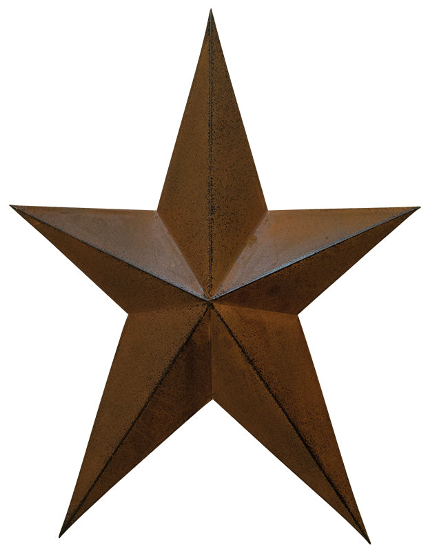 Folk Art Metal Barn Star - 18"