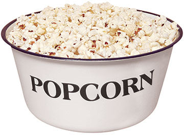 Enamelware Popcorn Bowl