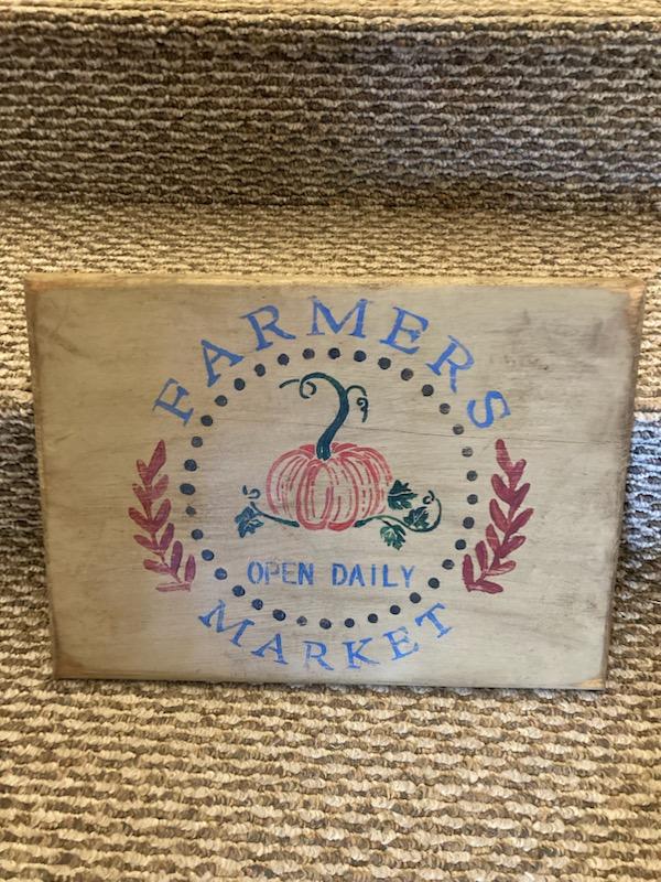 Farmer's Market Plaque