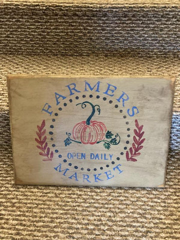 Farmer's Market Plaque