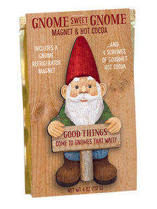 Hot Cocoa & Magnet- Good things come to Gnomes