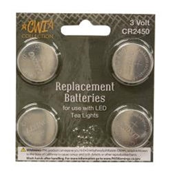 4/pk, Replacement Batteries, 3 Volt