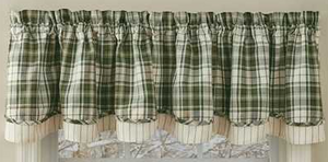 Cedarberry Lined Valance