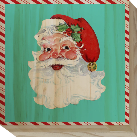 SANTA 1955: WOOD BLOCK