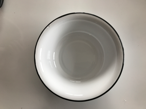 White Enamelware 1 quart