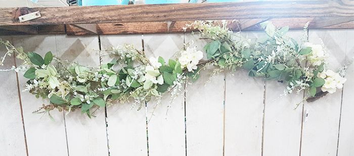 Garden Hydrangea 4ft Garland