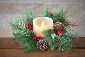 Holiday Bells 4.5in Candle Ring