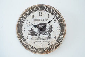 Country Market Clock