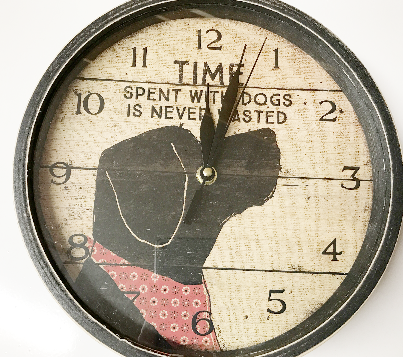 Salt Box Clock Dog Clock – Saltbox Primitives