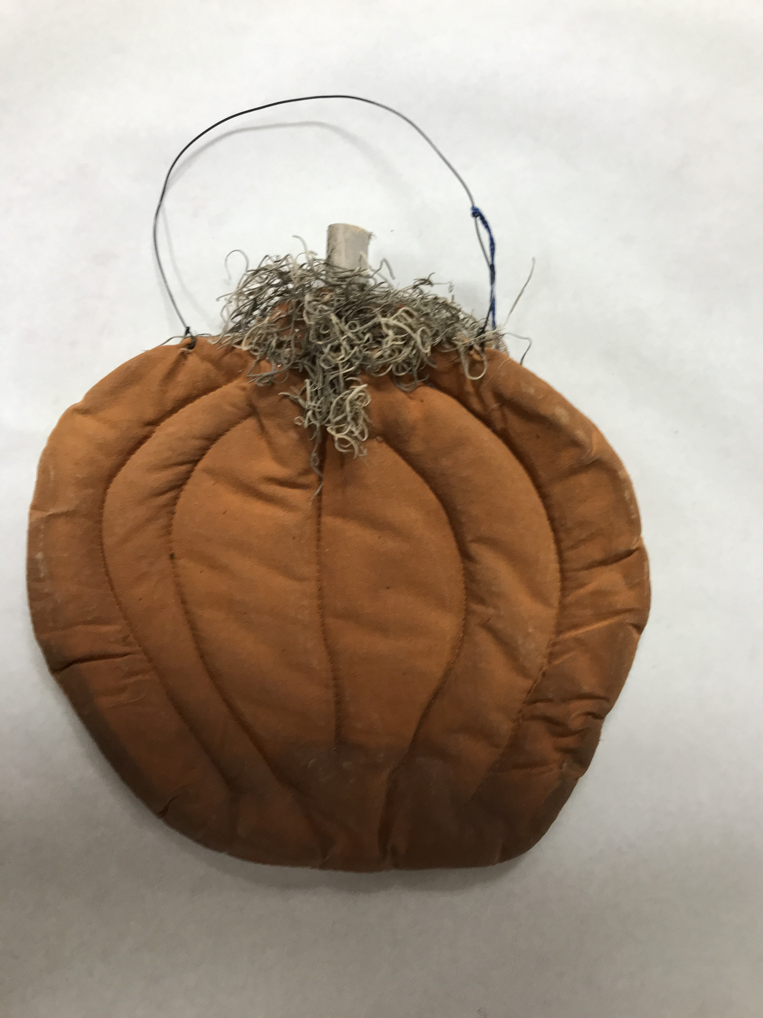 Hanging Fabric Pumpkins