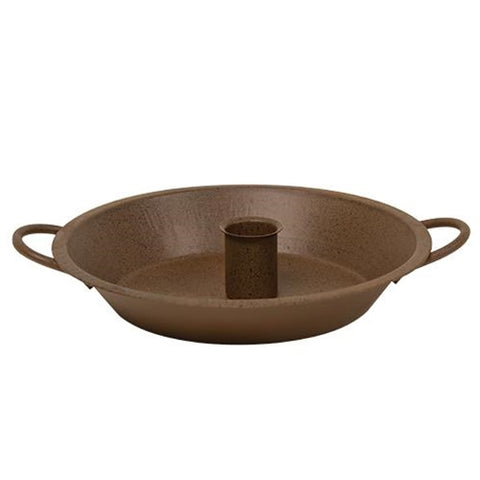 Colonial Taper Holder, Rust & Black Finish
