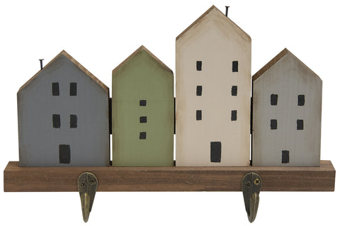 Primitive Village Hook Rack