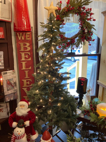 Alpine Tree, 4 ft.  Lights & topper included ( not available to ship)