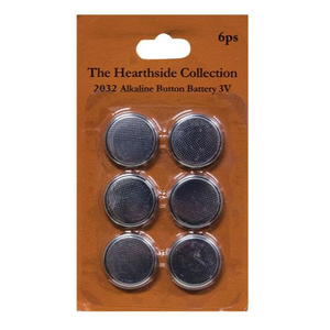 CR2032 Batteries, 6/pkg,