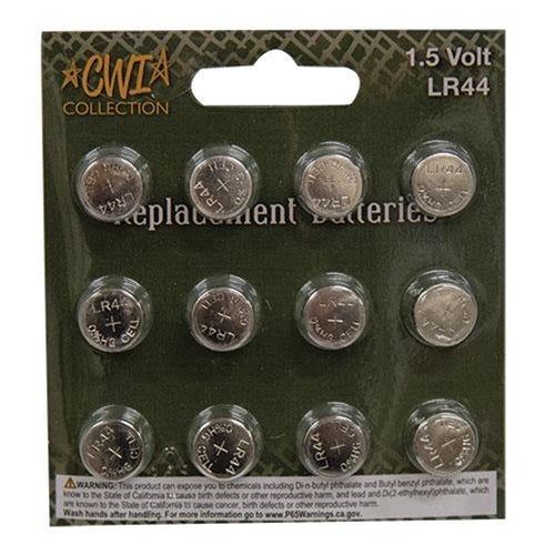 AG 13 Batteries - 12/Pkg