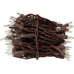 Country Light Strand - Brown cord - 100 Lights