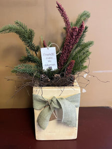 Holiday Gift Box - 21" tall x 6.5 inches wide