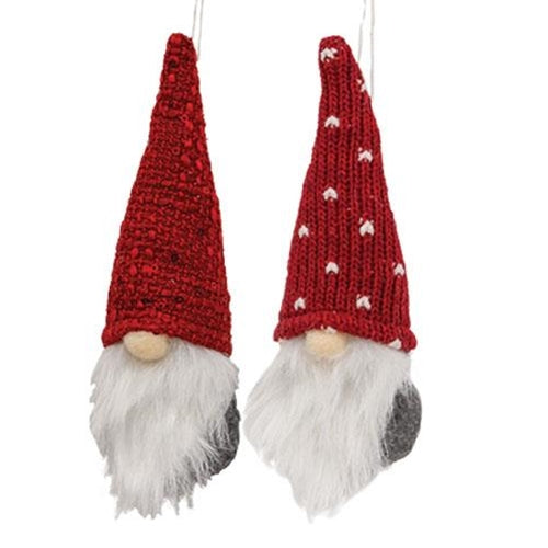 Valentine's Red Gnome Ornament