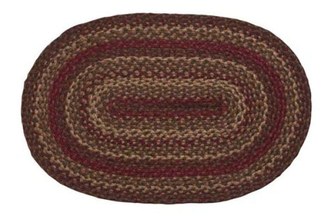 Cinnamon Oval Rug, 3x5