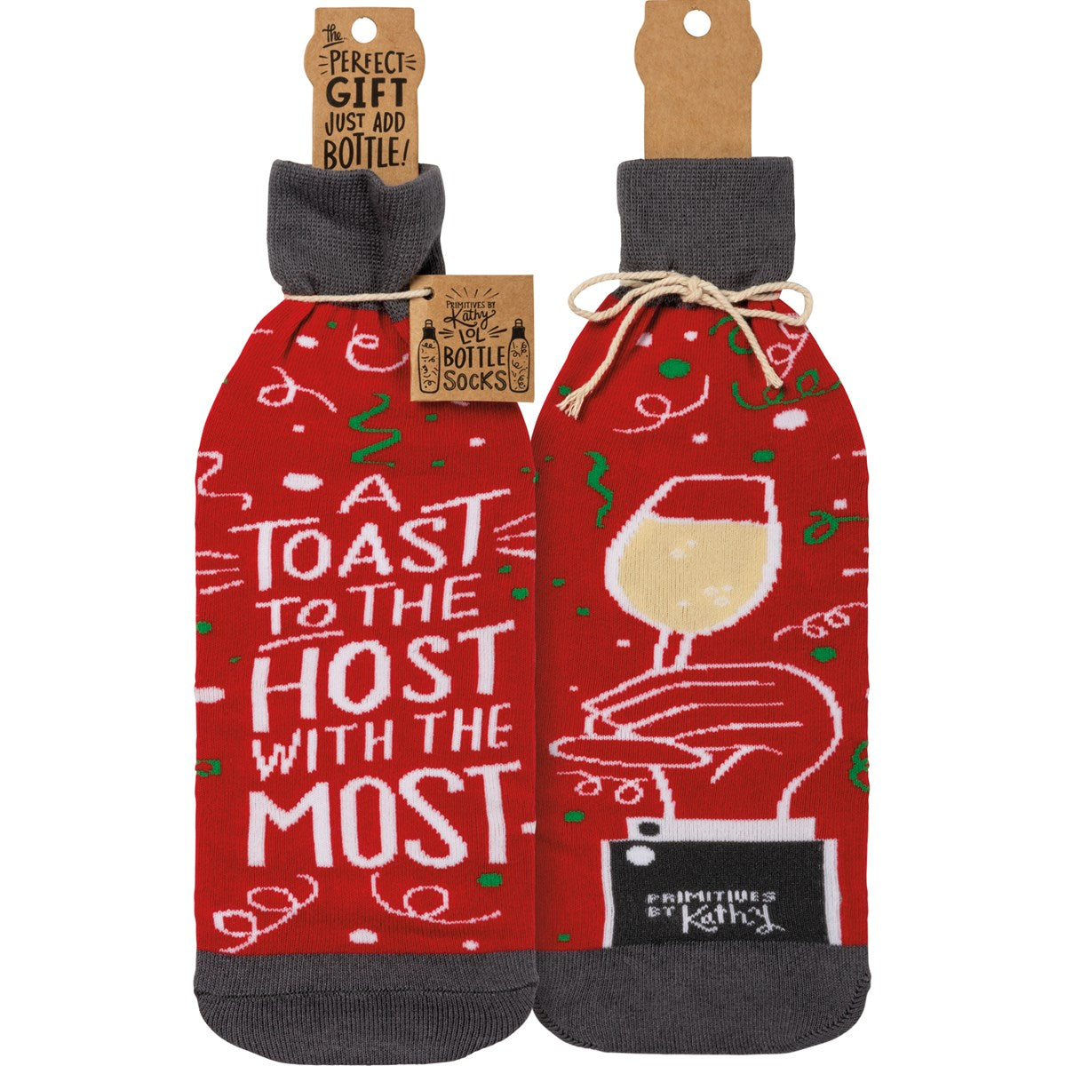 Bottle Sock - A Toast To The Host With The Most