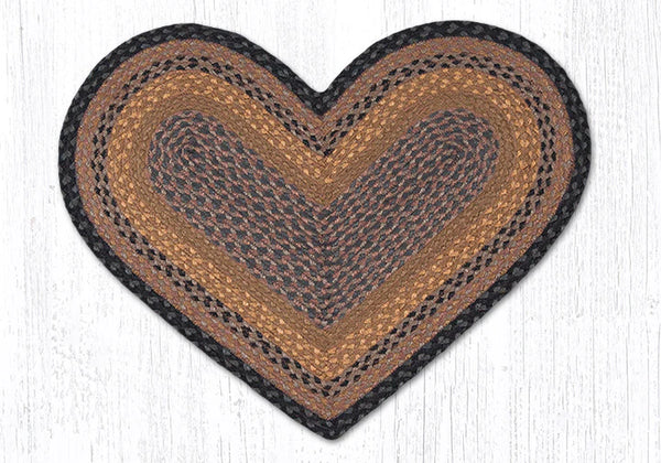 Braided Heart Rug