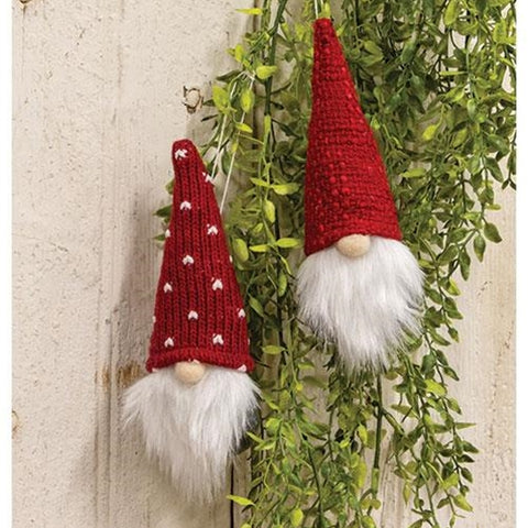 Valentine's Red Gnome Ornament