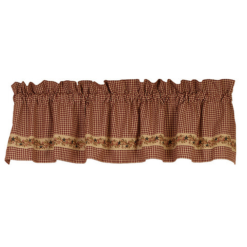 Winter Berry Vine Valance -