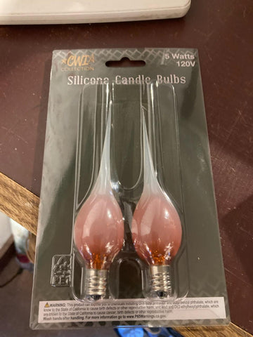 Orange Glow Silicone Bulb - 5 Watt