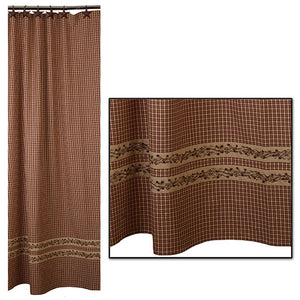 Farmhouse Berry Shower Curtain