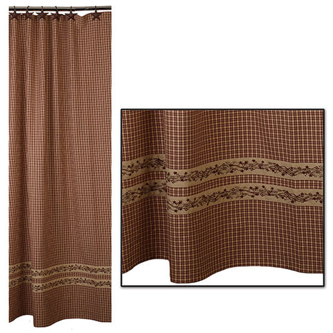 Farmhouse Berry Shower Curtain