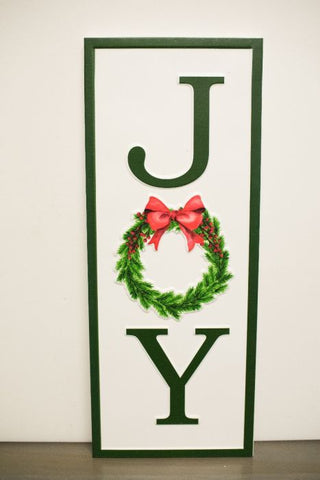 Joy Metal Sign