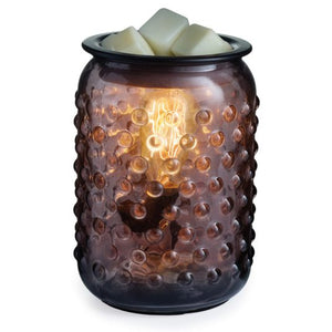 Illuminated Candle Warmer - Vintage Style - Smokey Hobnail