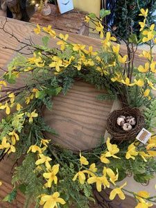 Forsythia Wreath