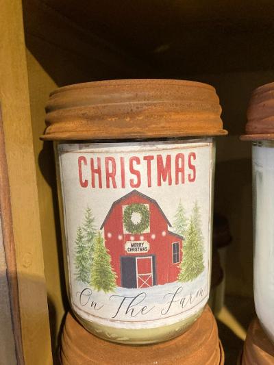 Christmas On The Farm Candle - 16 oz.