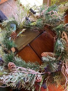 Christmas Wreath - Balsam with Blueberries