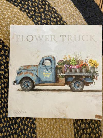 Flower Truck Sign
