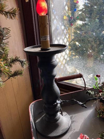 Black Candlestick Lamp