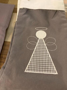Angel Country Christmas Stocking