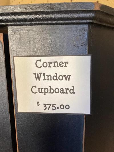Corner Window Cupboard ( Store pickup only)