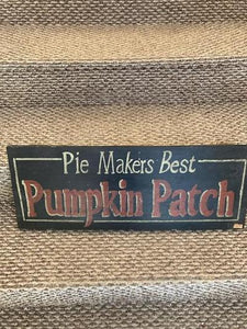 Pumpkin Patch Sign