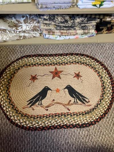 Crow & Barn Star Rug  20" x 30"