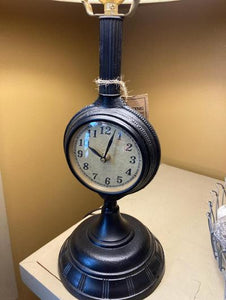 Clock Lamp  22"