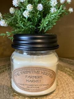 Soy Candle - Square Jar - Farmers Market