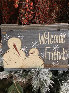 Welcome Friends Sign