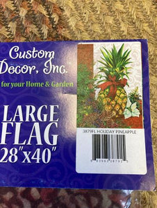 Holiday Pineapple Flag