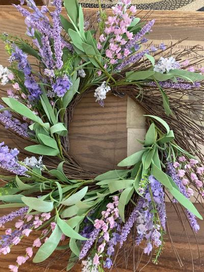 Lavender Spring Wreath