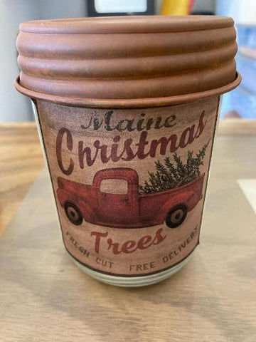 Maine Christmas Tree Candle