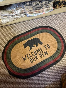 Welcome To Our Den 20" x 30" Oval