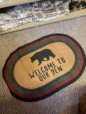 Welcome To Our Den 20" x 30" Oval